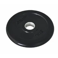 Диск обрезиненный Starfit BB-202, d=26 мм, черный, 1 кг Starfit