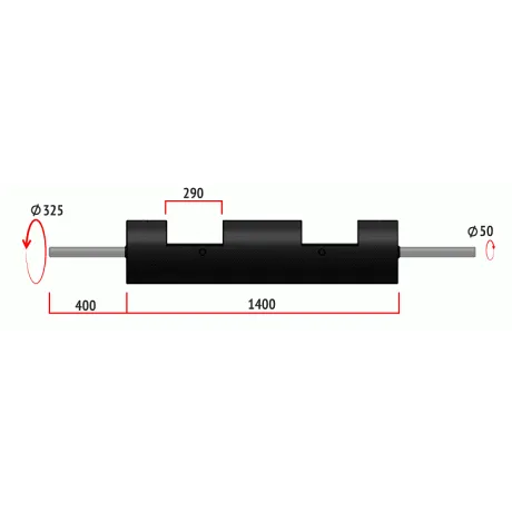 Гриф Yousteel Log Bar 50 кг - Фото 2