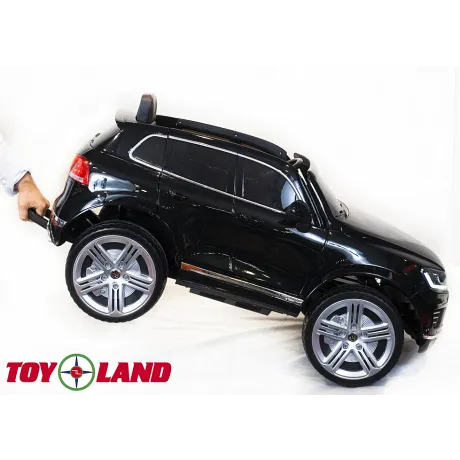 Детский электромобиль ToyLand Volkswagen Touareg черный (краска) - Фото 9
