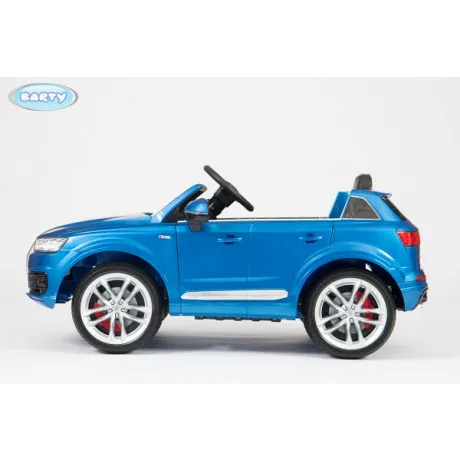 Электромобиль BARTY Audi Q7, (HL159) синий - Фото 6