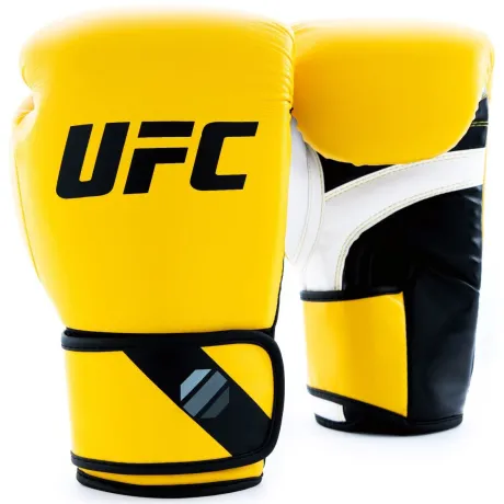 Перчатки UFC тренировочные для спаринга 14 унций желтые