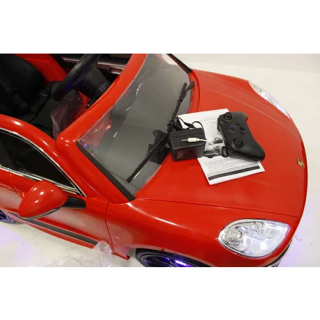 Электромобиль RiverToys Porsche Universal A555AA (красный) - Фото 18