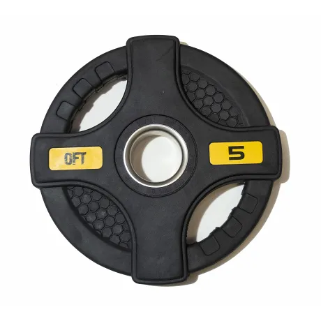Штанга олимпийская OriginalFitTools 180 кг (диски с двумя хватами) - Фото 4