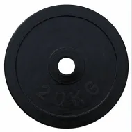 Диск олимпийский обрезиненный черный Body Solid RCP11-20