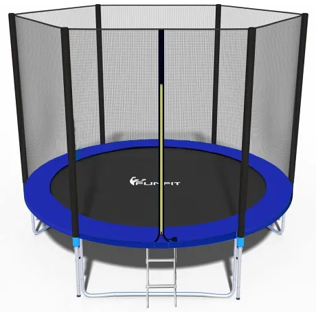 Батут FunFit 12 FT 374 см PRO синий
