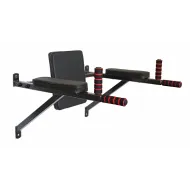 Тренажёр пресс-брусья настенный АТЛЕТ-Проф Юный Атлет чёрный антик