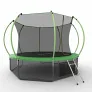 Батут с внутренней сеткой и лестницей EVO JUMP Internal 12ft (Green) + нижняя сеть - Фото 2
