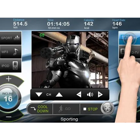 Беговая дорожка Aerofit X4-T 10"LCD - Фото 2