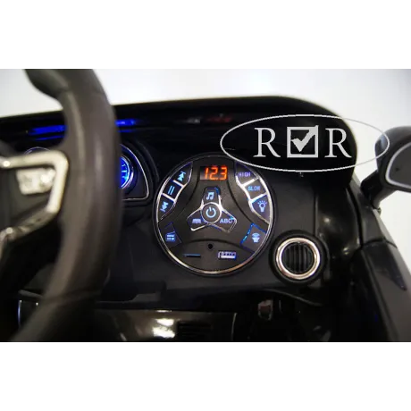 Электромобиль RiverToys BMW O006OO VIP (черный) - Фото 9
