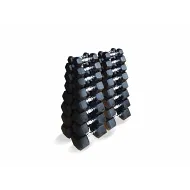 Набор гексагональных гантелей Original Fittools 16 пар от 1 до 25 кг