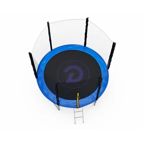Батут DFC PELPO 8 футов с сеткой BLUE - Фото 6