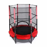 Батут для дачи с сеткой EVO JUMP 4,5ft (140см) с внутренней сеткой + нижняя сеть