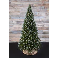 Триумф ель Женева с шишками 230 см заснеженная