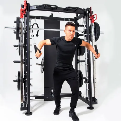 Силовая станция, Машина Смита DFC POWERGYM D822 - Фото 13