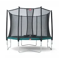 Батут для дачи с сеткой Berg Favorit 430 + сетка Comfort