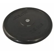 Диск обрезиненный Starfit BB-202, d=26 мм, черный, 25 кг