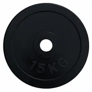 Диск олимпийский обрезиненный черный Body Solid RCP11-15