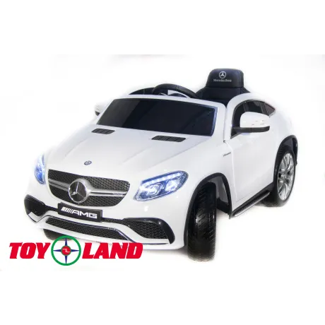 Детский электромобиль ToyLand Mercedes-Benz AMG GLE63S Coupe белый