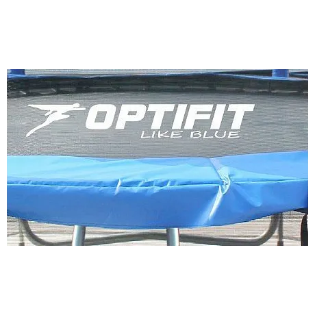 Батут Optifit Like Blue 14ft с синей крышей - Фото 2