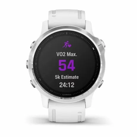 Часы Garmin FENIX 6S белый с белым ремешком - Фото 7