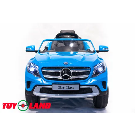 Детский электромобиль Toyland Mercedes-Benz GLA синий - Фото 2