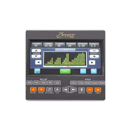 Беговая дорожка Bronze Gym T801 LC TFT - Фото 3