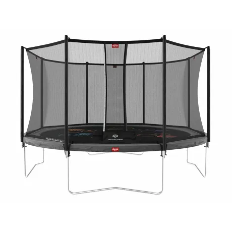 Батут BERG Favorit Regular 430 Grey Levels + защитная сетка Safety Net Comfort