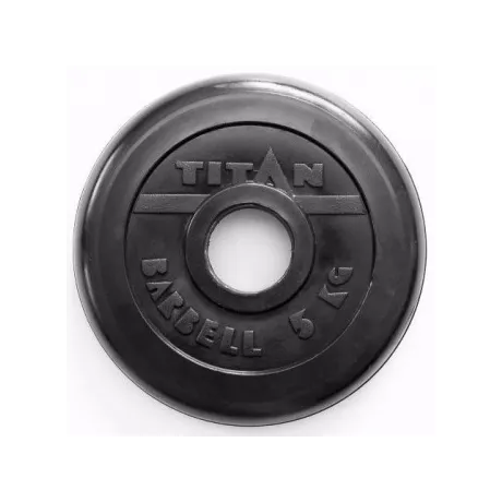 Диск обрезиненный черный Sport House 5 кг (51 мм)