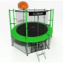 Батут i-Jump Basket 14ft green - Фото 7