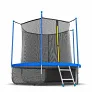 Батут с внутренней сеткой EVO JUMP Internal 12ft (Sky) + нижняя сеть - Фото 4