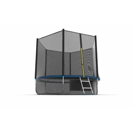 Батут с внешней сеткой и лестницей EVO JUMP External 10ft (Blue) + нижняя сеть - Фото 2