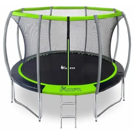 Батут FunFit 8 FT 252 см PRO inside зеленый