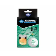 Мячики для н/тенниса DONIC ELITE 1* 40+ 6 штук, белый + оранжевый
