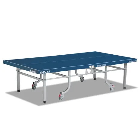 Теннисный стол прфессиональный SANWEI (SAN-EI) IF-VERIC CENTERFOLD, ITTF (синий)
