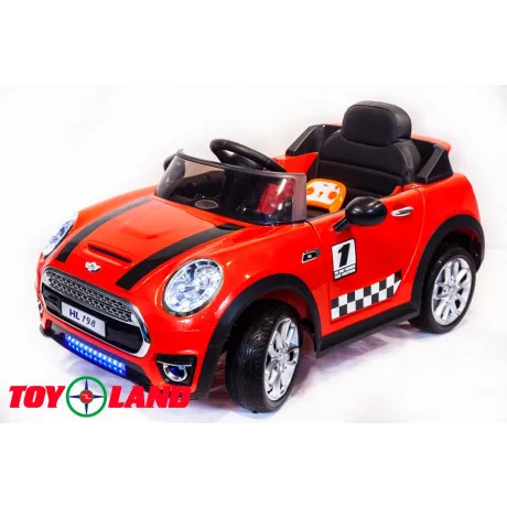Электромобиль ToyLand Mini Cooper HL 198 красный