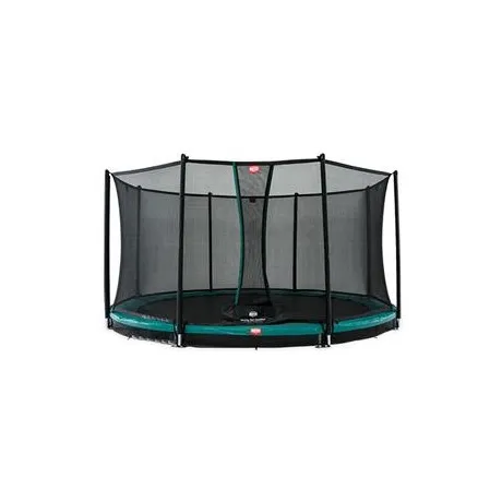 Батут BERG InGround Favorit Green 430 + защитная сетка Safety Net Comfort