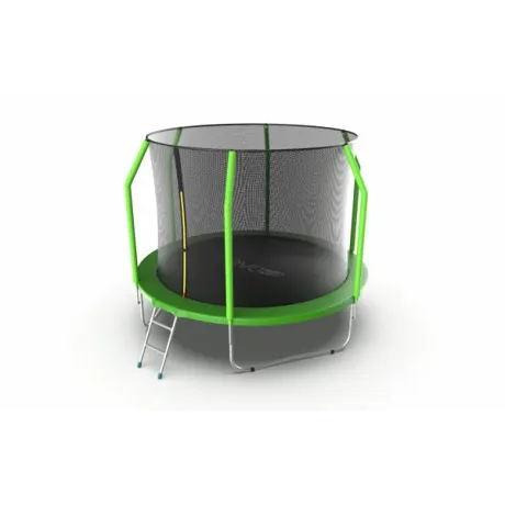 Батут с внутренней сеткой и лестницей EVO JUMP Cosmo 10ft (Green) - Фото 2
