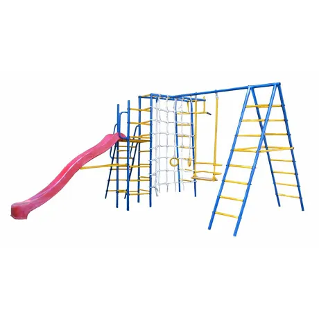 Уличный детский спортивный комплекс Kampfer Total Playground (красный)