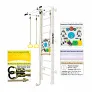 Шведская стенка Kampfer Helena Wall Busyboard (классический, ореховый, натуральный, жемчужный) - Фото 6