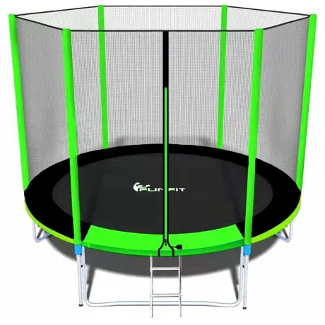 Батут FunFit 12 FT 374 см PRO зеленый