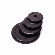 Диск домашний обрезиненный черный Body Solid RCP10-2,5