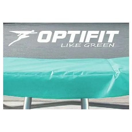Батут Optifit Like Green 10ft с зеленой крышей - Фото 4